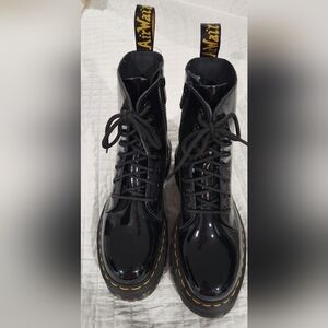Dr. Martens Jadon Platform Black Patent